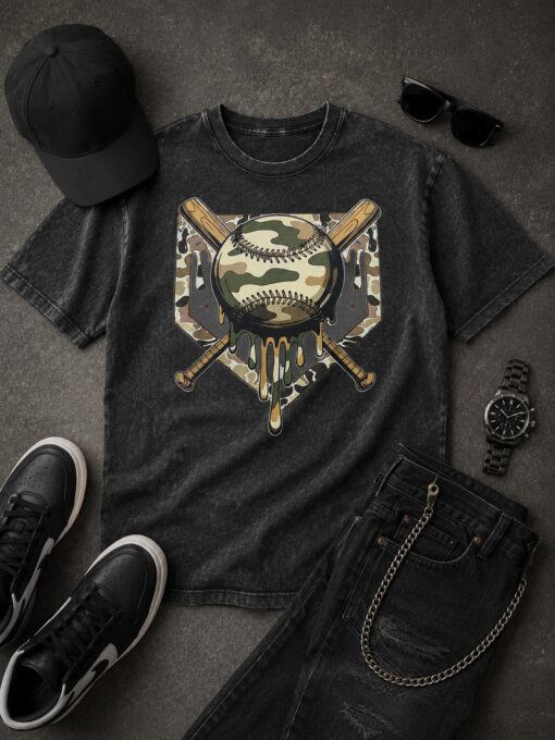 Camo Baseball - Gildan