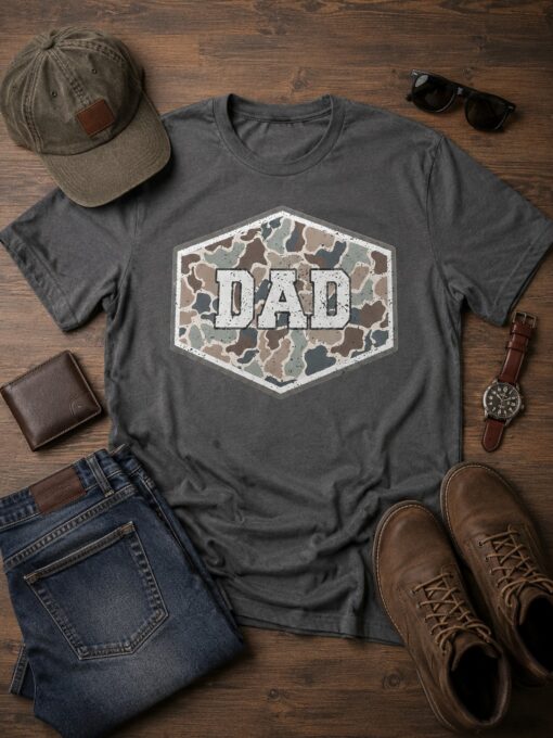 Camo Hexagon - Gildan
