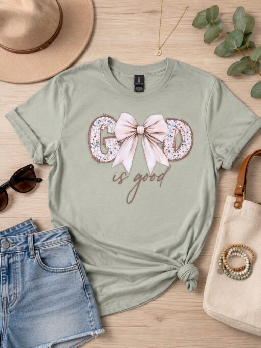 God Is Good Bow - Comfort Colors