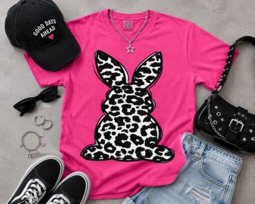 Black and White Leopard Rabbit