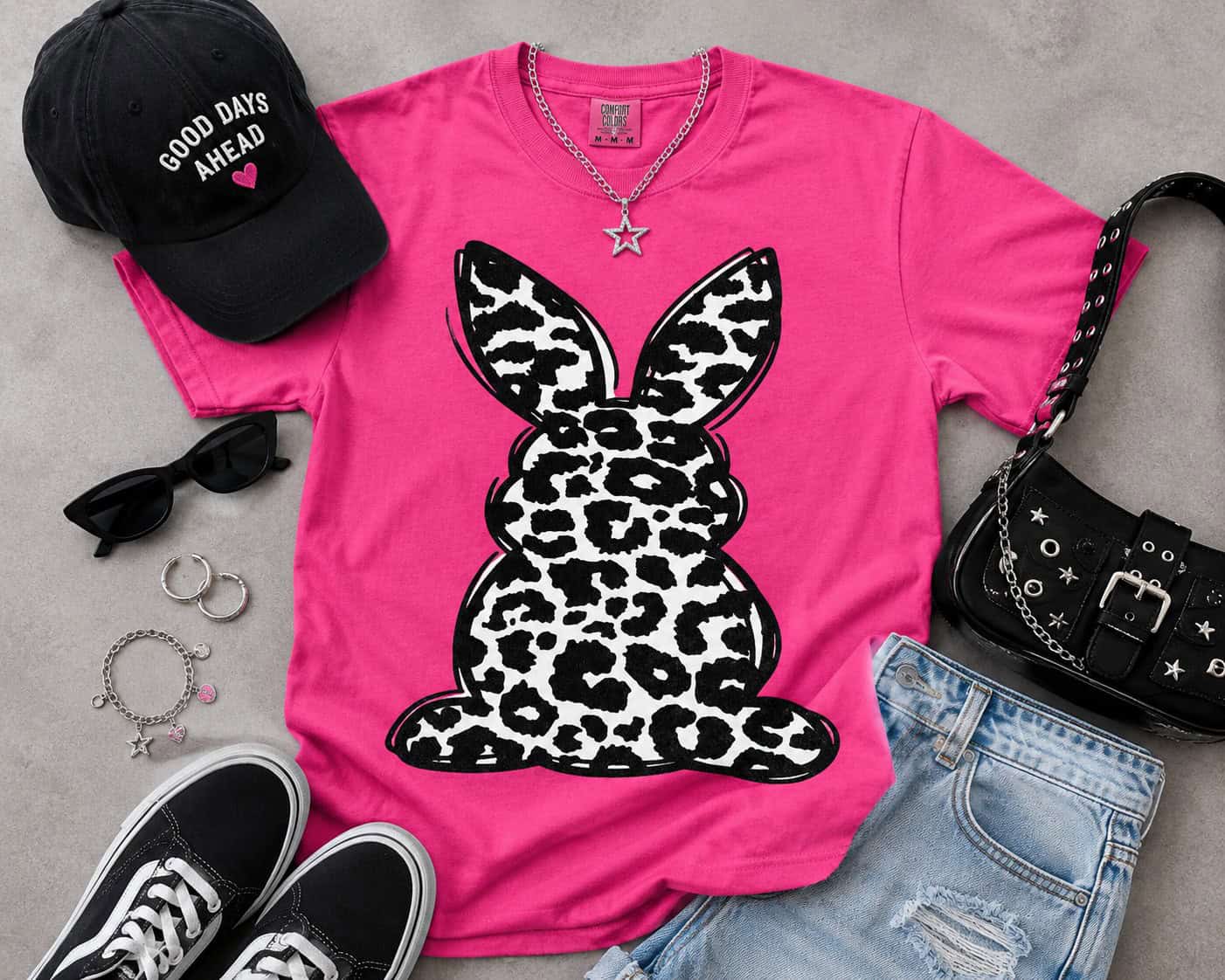 Black and White Leopard Rabbit