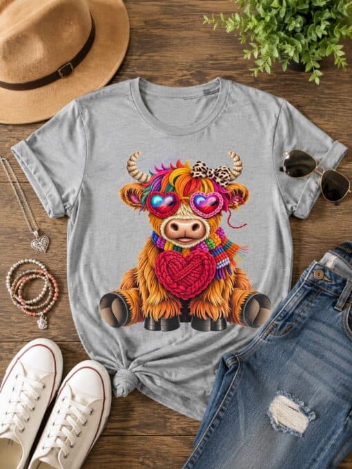 Cow with a Quilted Heart