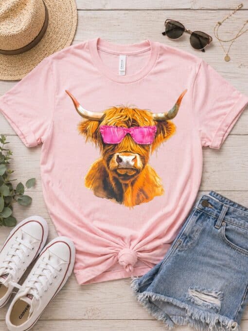 Cow with Rose Colored Glasses