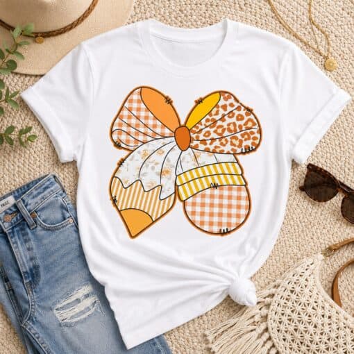 Fall Bow with Pencil
