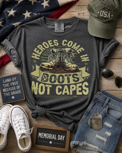 Heros Come in Boots Not Capes