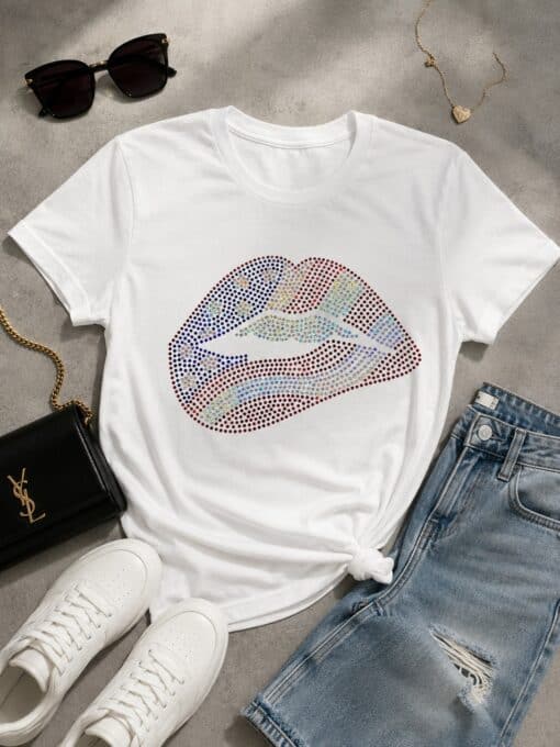 RWB Lips Spangles