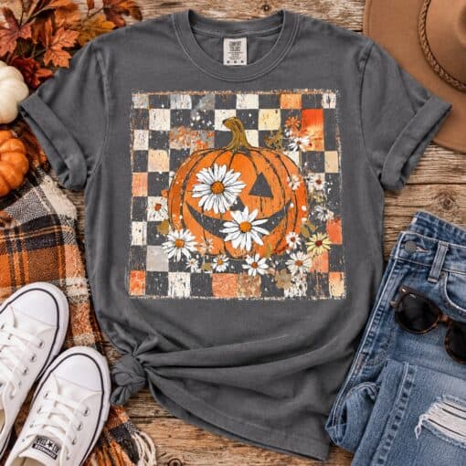 Pumpkin Checkerboard